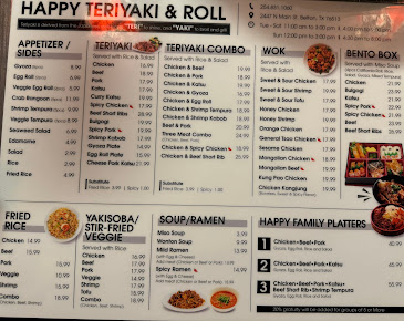 Menu Happy Teriyaki And Rolls - 2