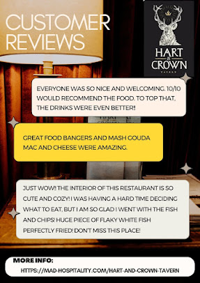 Menu Hart And Crown Tavern - 8