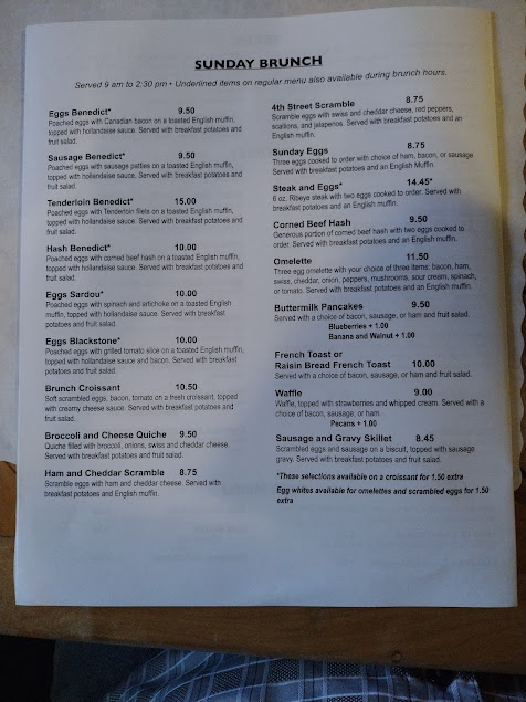 Menu Harveys 4Th Street Grill - 6