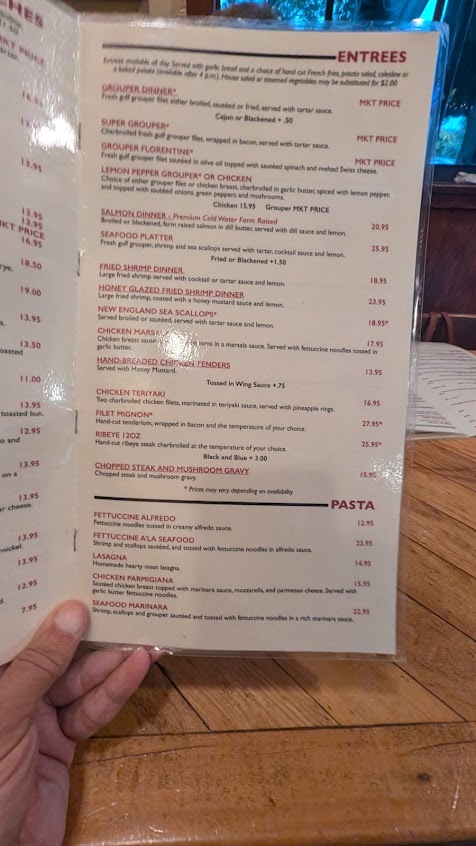 Menu Harveys 4Th Street Grill - 9