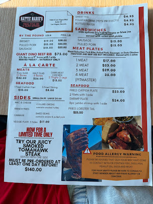 Menu Hattie Maries Texas Bbq Lv - 5