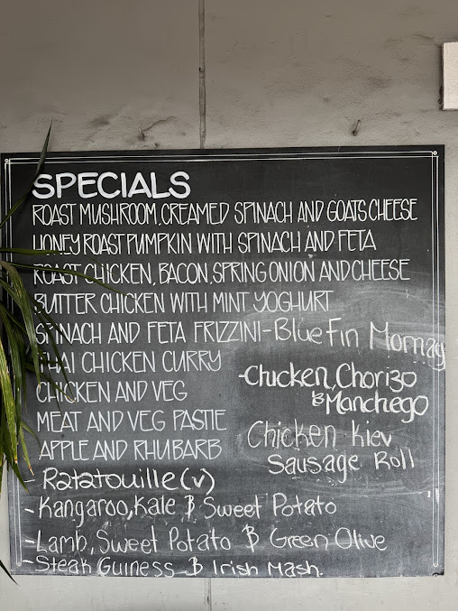 Menu Hayden's Pies - 2