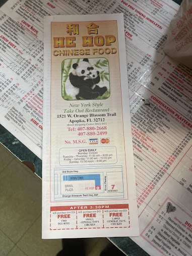 Menu He Hop Chinese Restaurant - 6