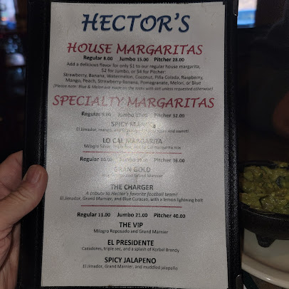 Menu Hector's Restaurant - Baja Style Mexican Cuisine - 2