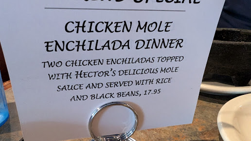 Menu Hector's Restaurant - Baja Style Mexican Cuisine - 3