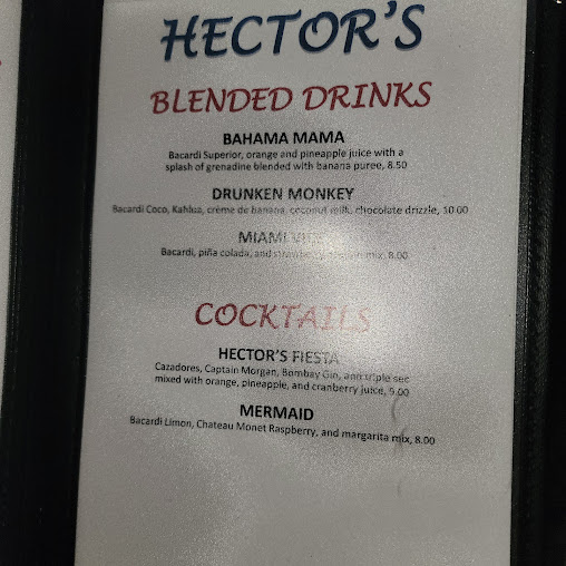 Menu Hector's Restaurant - Baja Style Mexican Cuisine - 5
