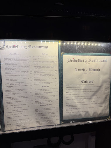 Menu Heidelberg Restaurant - 6