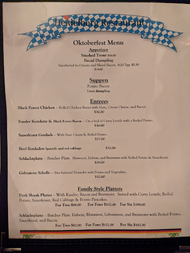 Menu Heidelberg Restaurant - 7