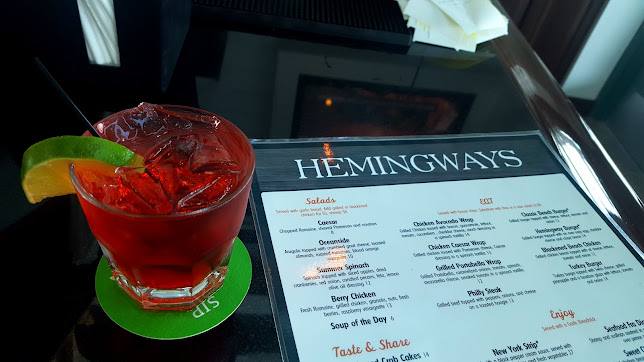 Menu Hemingways Restaurant Bar Pilar - 0