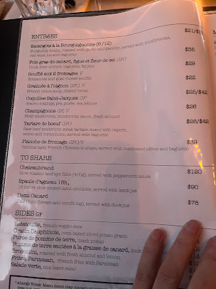 Menu Hemingway's - 1