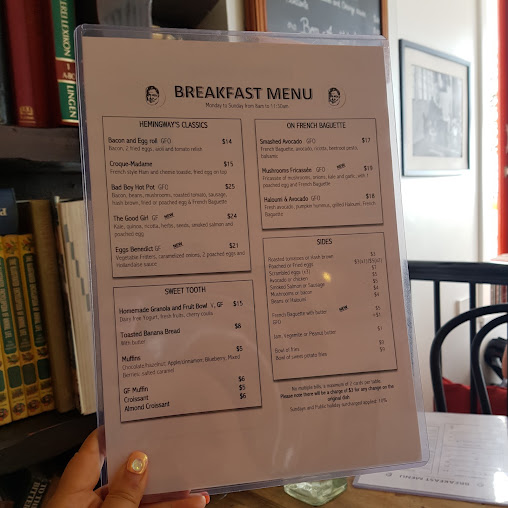 Menu Hemingway's - 8
