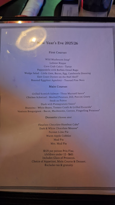 Menu Henry's End - 3