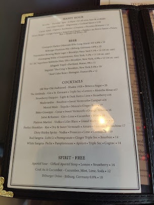 Menu Henry's End - 8
