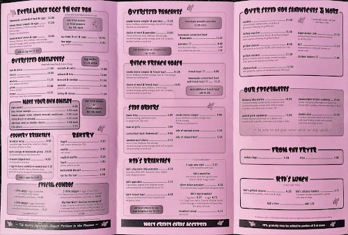 Menu Hickory Valley Farm Restaurant - 1
