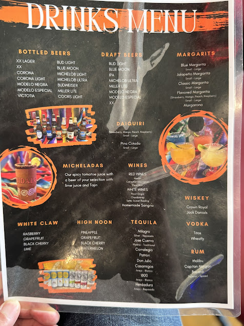 Menu Hidalgo Grill Mexican Restaurant - 0