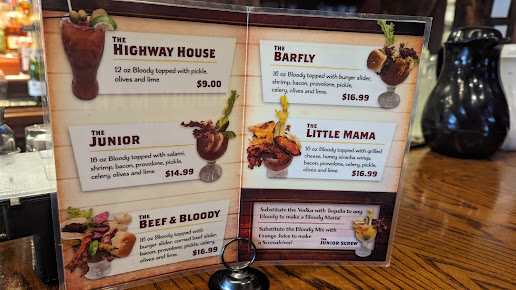 Menu Highway House - 4