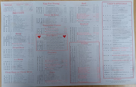 Menu Hing Wang Chinese Restaurant - 0