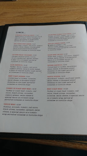 Menu Hit The Road Joe - 5