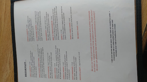 Menu Hit The Road Joe - 6
