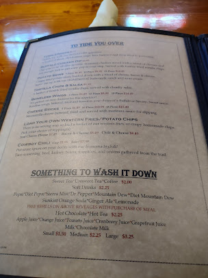 Menu Hitch N Post Restaurant - 0