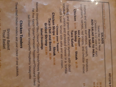 Menu Hitch N Post Restaurant - 2
