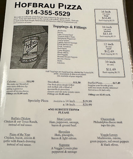 Menu Hofbrau - 5