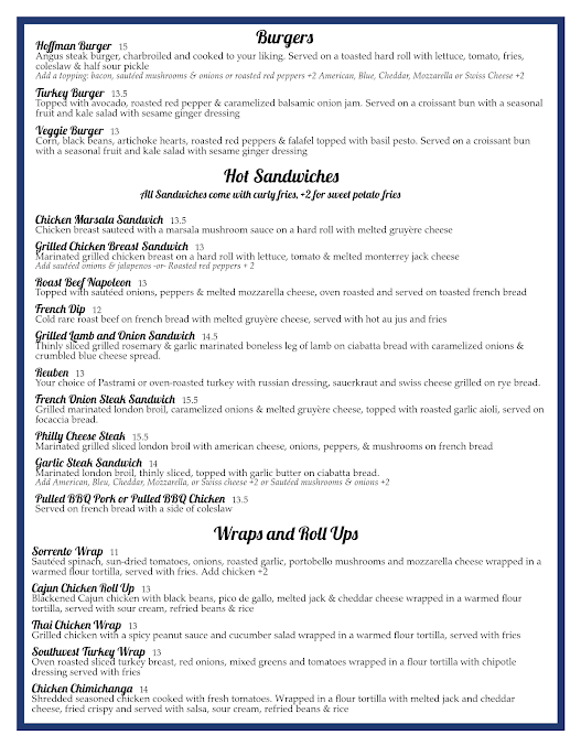 Menu Hoffman House - 6