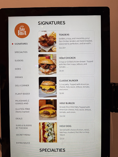 Menu Holy Burger Les - 4