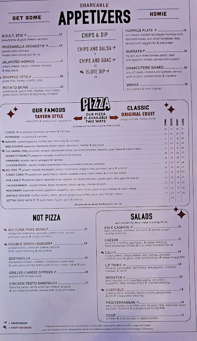 Menu Homeslice Pizza + Patio - 5