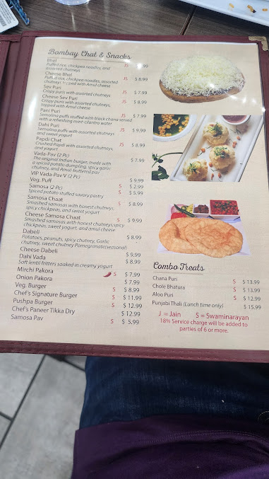 Menu Honest Indian Vegetarian Restaurant Austin - 4