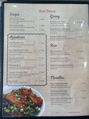 Menu Honest Indian Vegetarian Restaurant Austin - 8