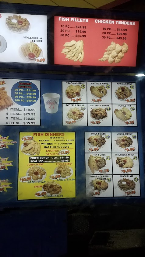 Menu Hook Fish Chicken Gainesville - 2