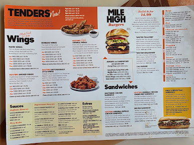 Menu Hooters Of Mission Valley - 0