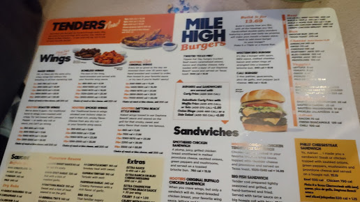 Menu Hooters Of Mission Valley - 1