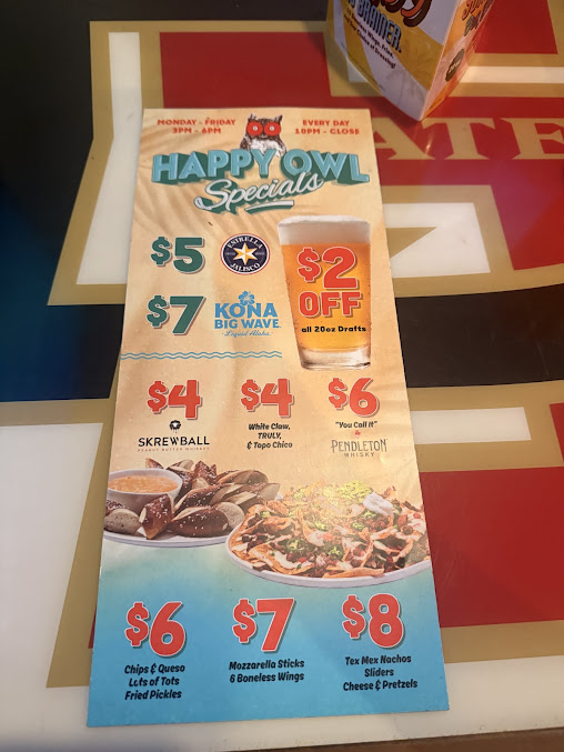 Menu Hooters Of Mission Valley - 9