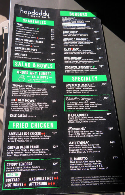 Menu Hopdoddy Burger Bar - 1