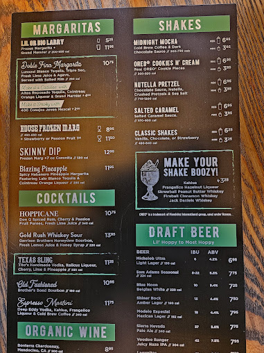Menu Hopdoddy Burger Bar - 7