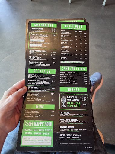 Menu Hopdoddy Burger Bar - 8