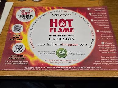 Menu Hot Flame World Buffet - 8