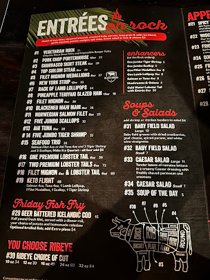 Menu Hot Rocks Sear Sizzle Savor - 1