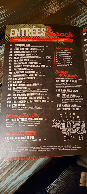 Menu Hot Rocks Sear Sizzle Savor - 6