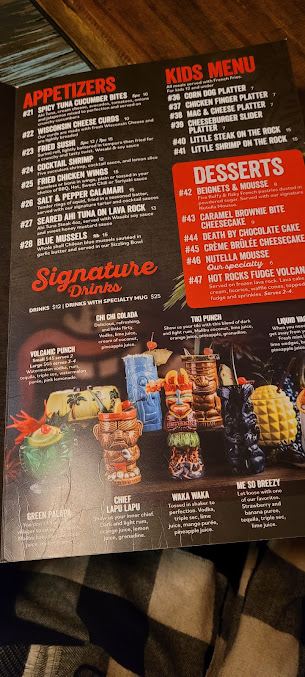 Menu Hot Rocks Sear Sizzle Savor - 8