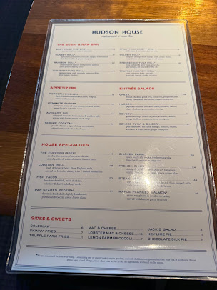 Menu Hudson House - 3