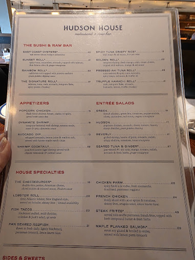 Menu Hudson House - 7