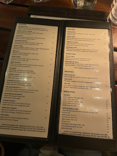 Menu Hugos Manly - 9