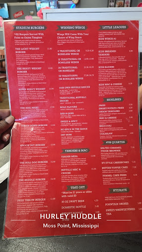 Menu Hurley Huddle Sports Grill - 3