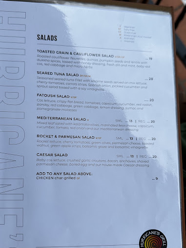 Menu Hurricane's Grill & Bar - 6