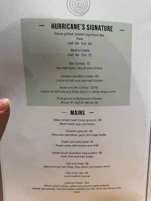 Menu Hurricane's Grill & Bar - 8