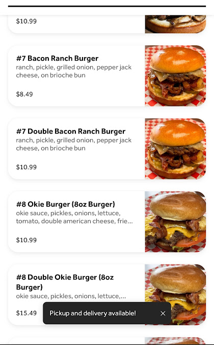 Menu Hynsons Classic Burgers Edmond - 4