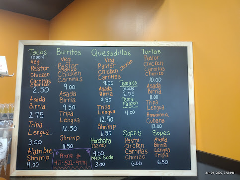 Menu I Love Tacos Taqueria - 7